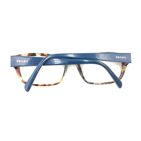 Prada VPR 18O NAG-1O1 Tortoise Brown Blue Green Eyeglasses Frames 54-18 135 - Picture 11 of 12